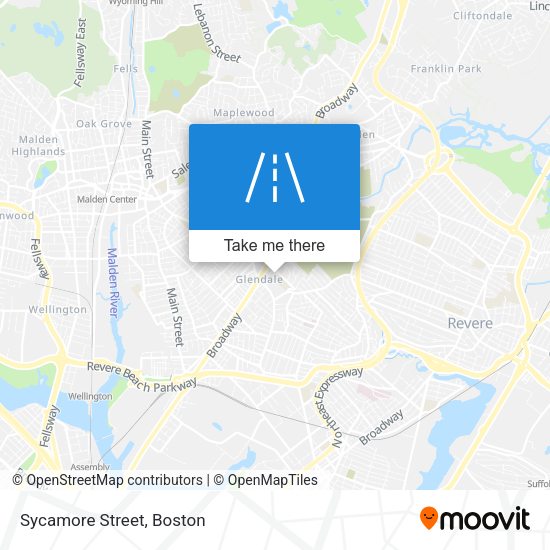 Mapa de Sycamore Street