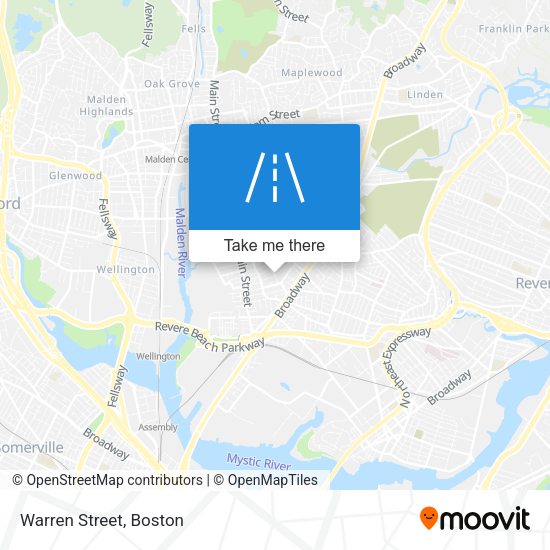 Mapa de Warren Street