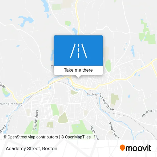 Academy Street map