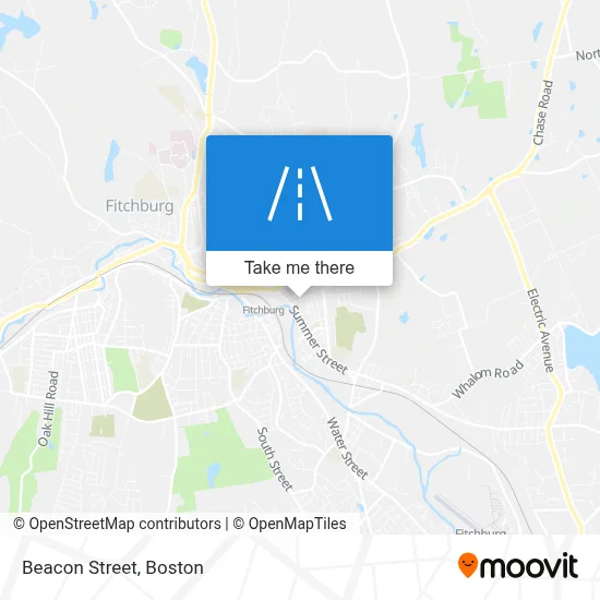 Beacon Street map