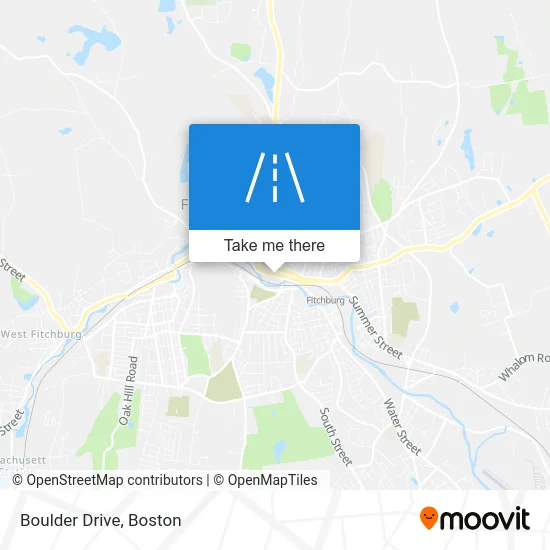 Boulder Drive map