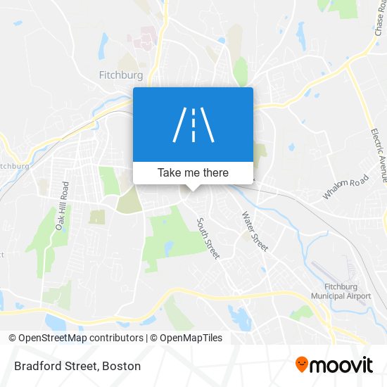 Mapa de Bradford Street