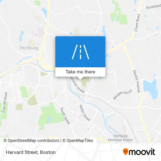 Harvard Street map