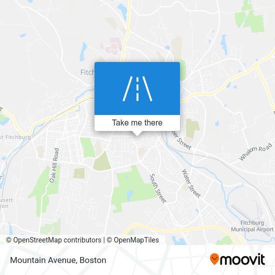 Mountain Avenue map