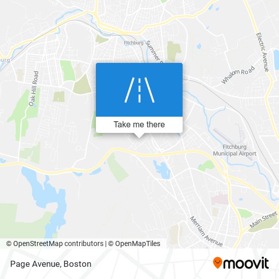 Mapa de Page Avenue