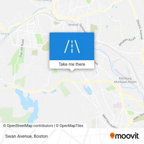 Swan Avenue map