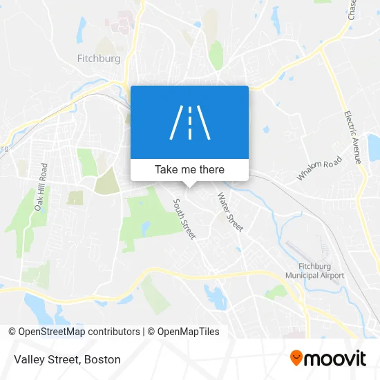 Valley Street map