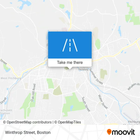 Winthrop Street map