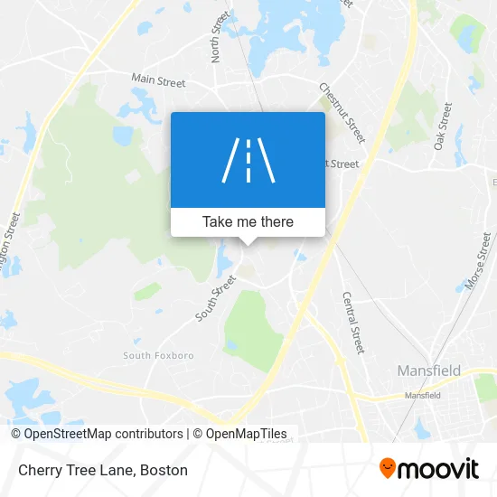 Cherry Tree Lane map