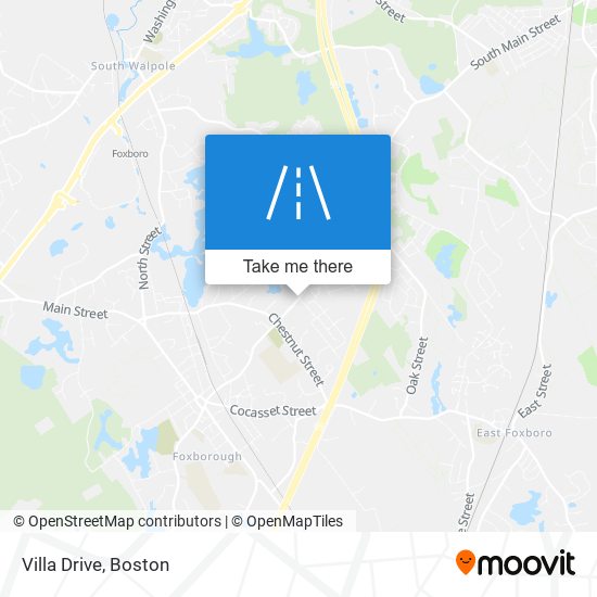 Villa Drive map