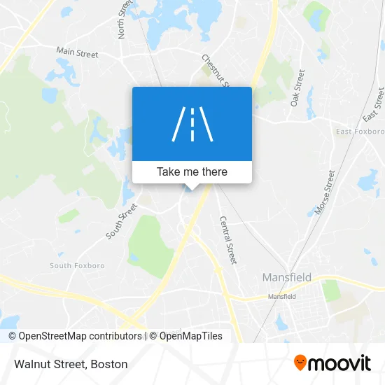 Walnut Street map