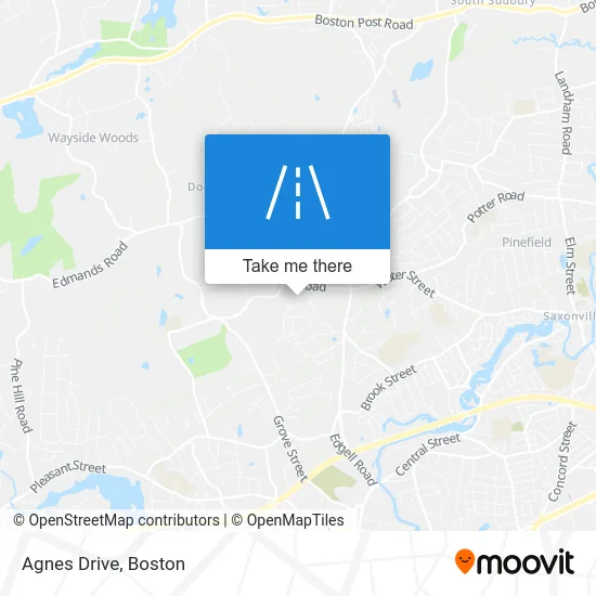Agnes Drive map