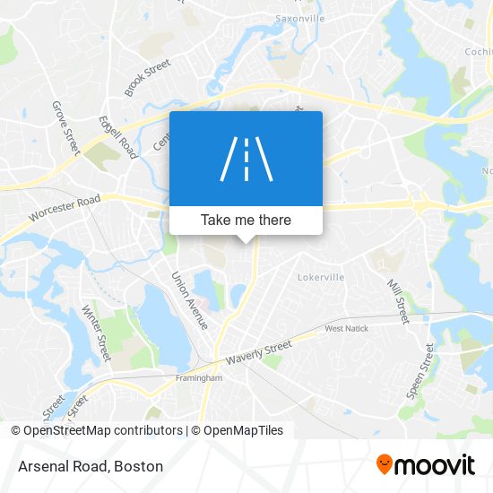 Mapa de Arsenal Road