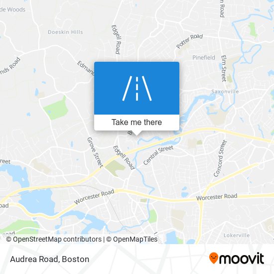 Mapa de Audrea Road