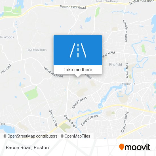 Mapa de Bacon Road