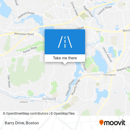 Barry Drive map