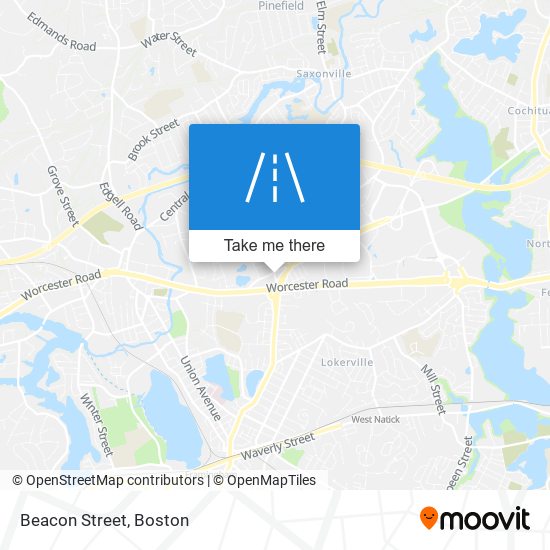 Beacon Street map