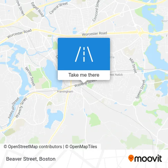 Beaver Street map