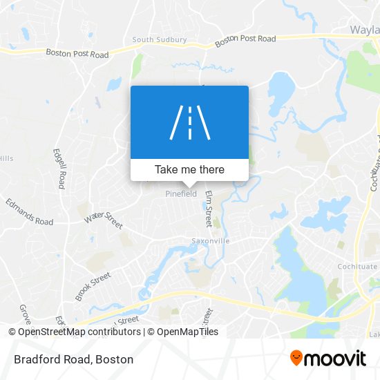 Bradford Road map