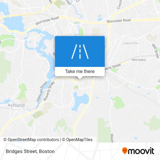 Mapa de Bridges Street