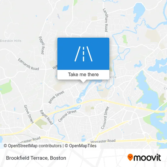 Brookfield Terrace map