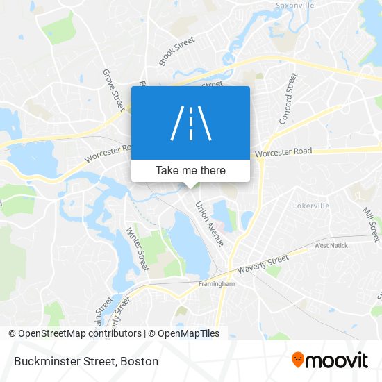 Buckminster Street map