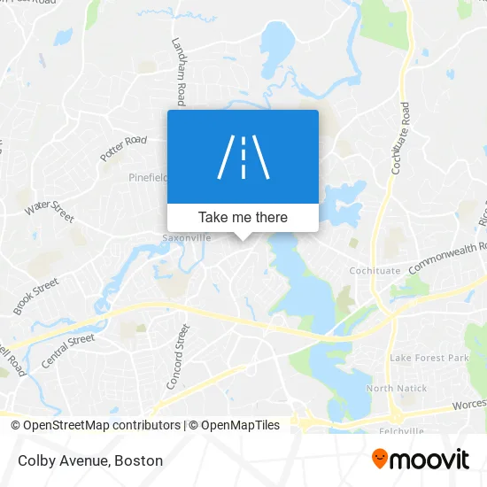 Mapa de Colby Avenue