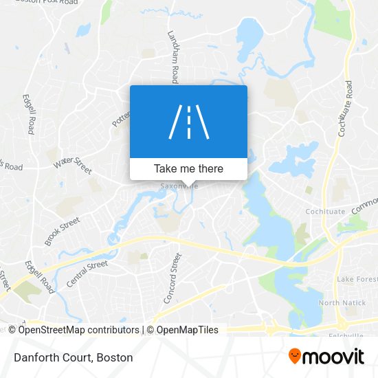Mapa de Danforth Court