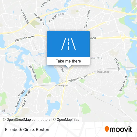 Elizabeth Circle map