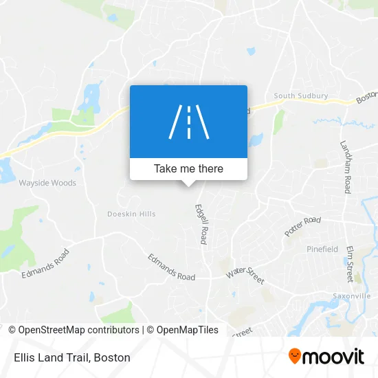 Ellis Land Trail map