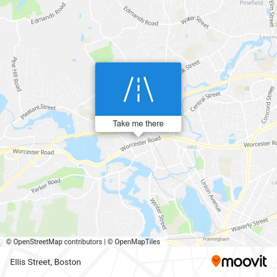 Ellis Street map