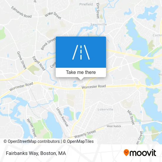 Fairbanks Way map