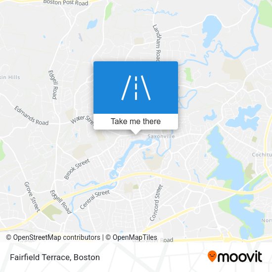 Mapa de Fairfield Terrace