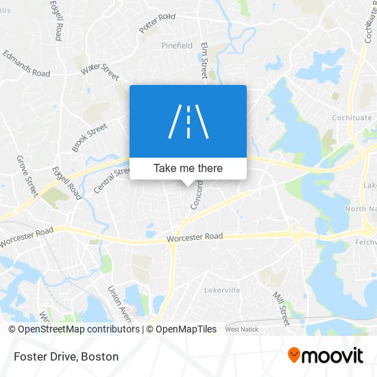 Foster Drive map