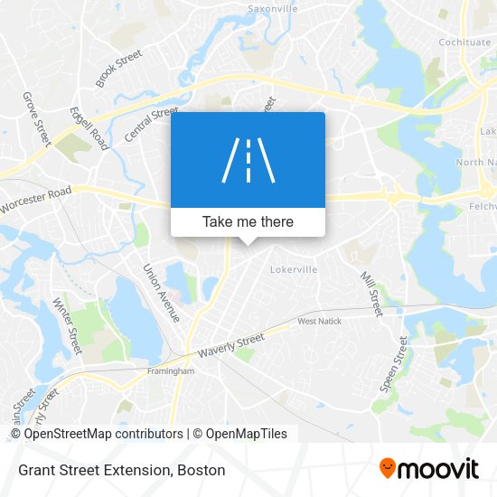 Mapa de Grant Street Extension