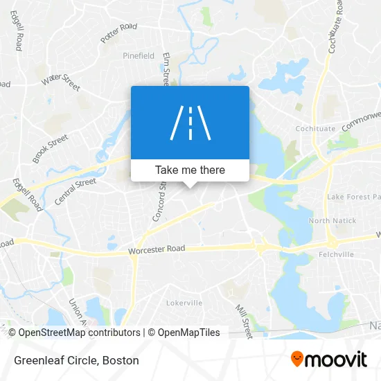 Greenleaf Circle map