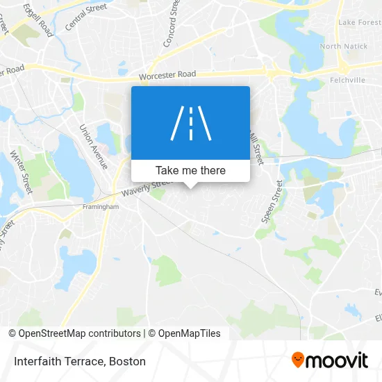 Interfaith Terrace map