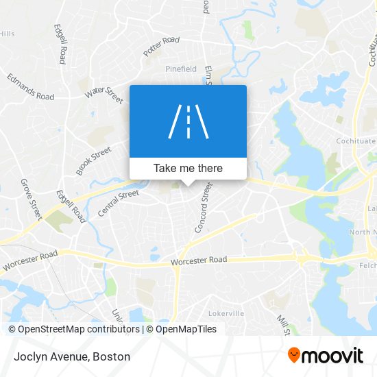 Joclyn Avenue map