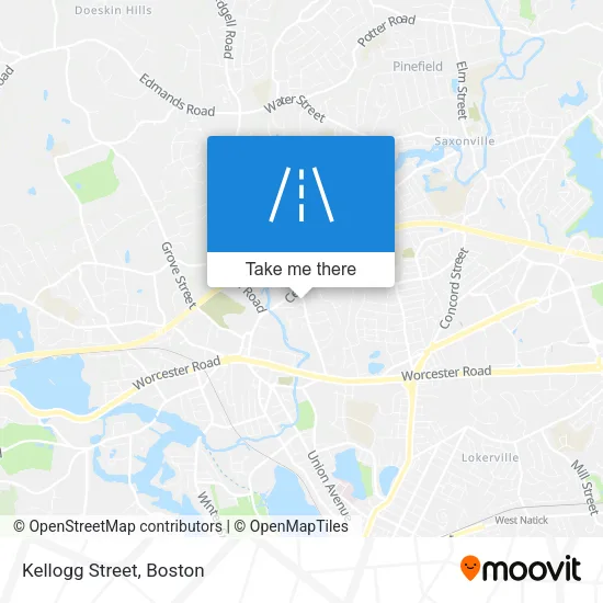 Kellogg Street map