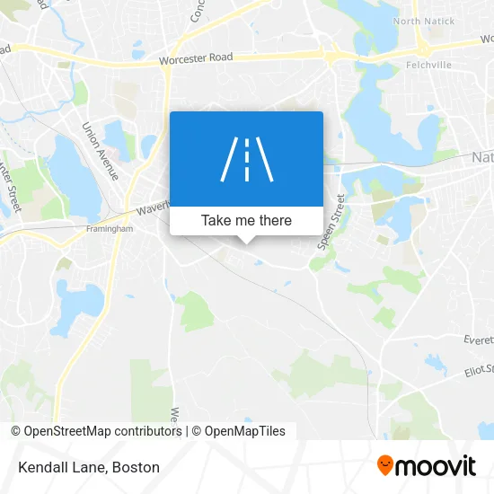 Kendall Lane map