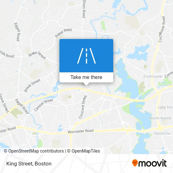 King Street map