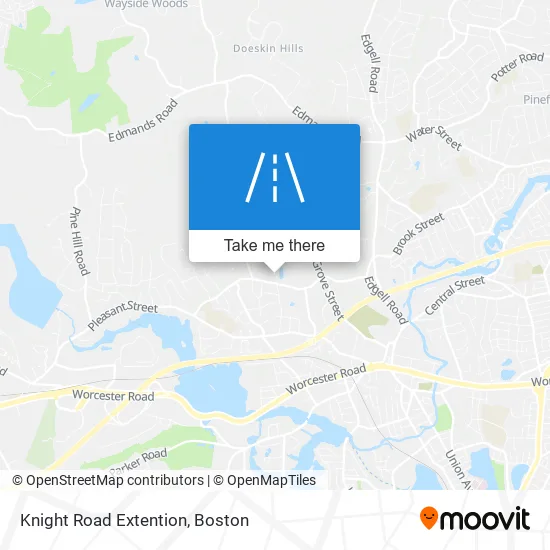 Knight Road Extention map