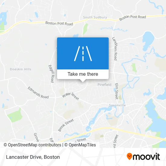 Lancaster Drive map