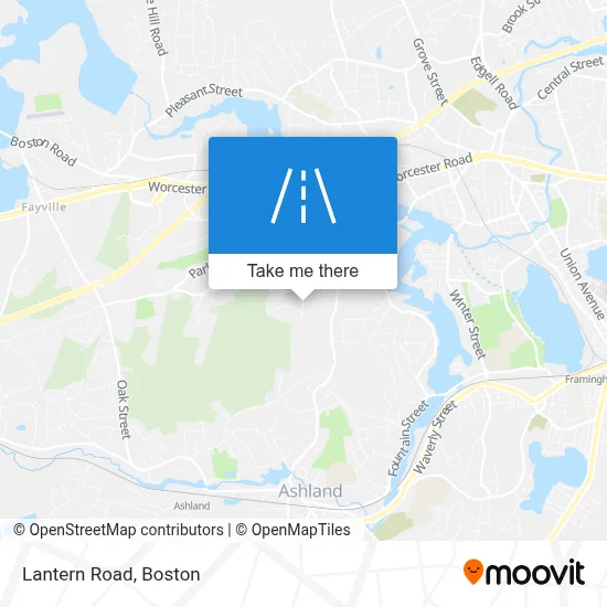 Lantern Road map