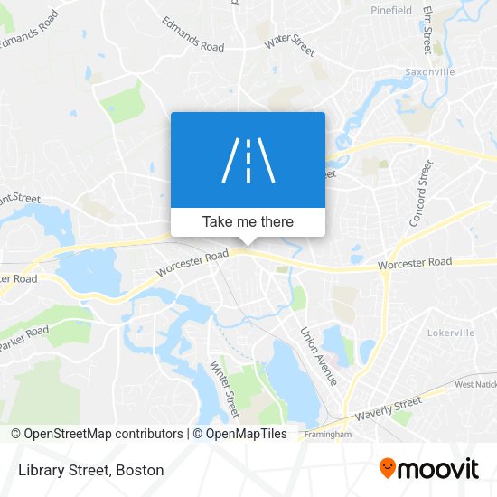 Mapa de Library Street