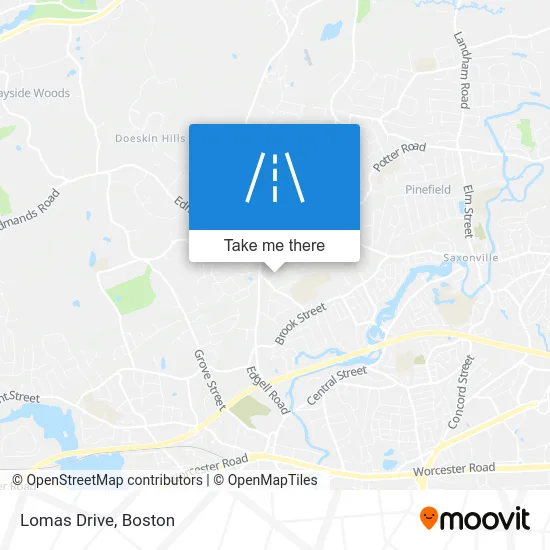 Lomas Drive map