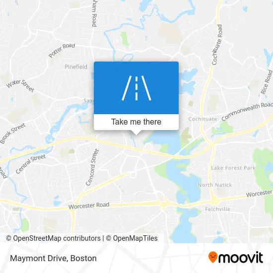 Maymont Drive map