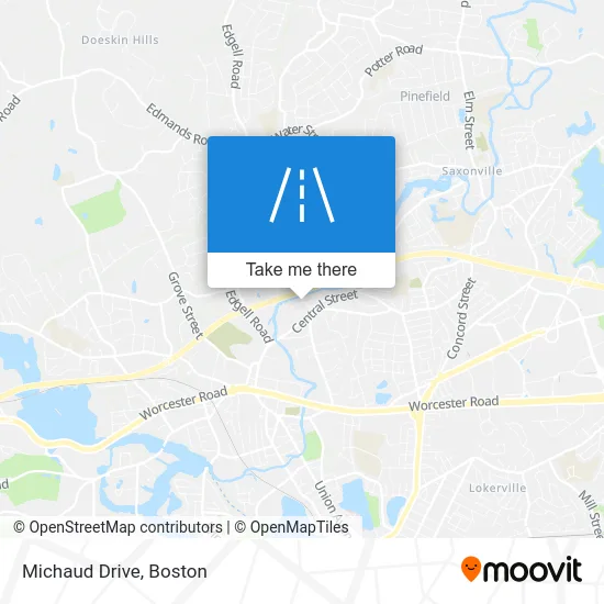 Michaud Drive map