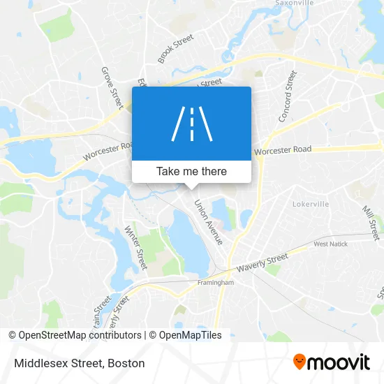 Middlesex Street map