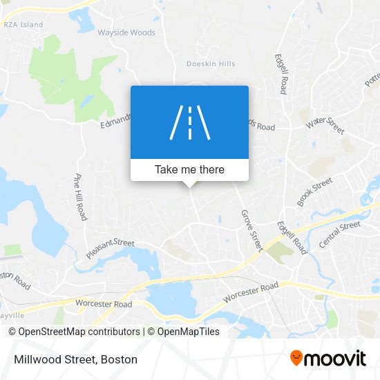 Mapa de Millwood Street